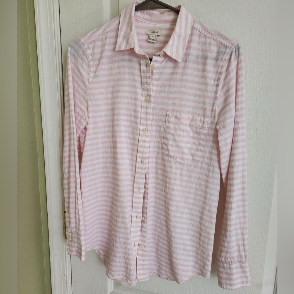 J Crew striped button up